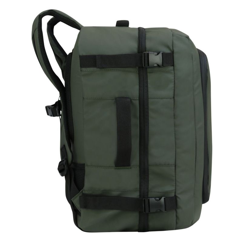 Mochila De Viaje Premium Traveler Verde Militar Head-5
