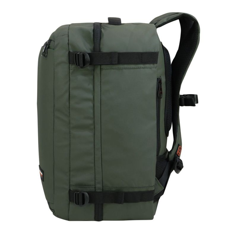 Mochila De Viaje Premium Traveler Verde Militar Head-6