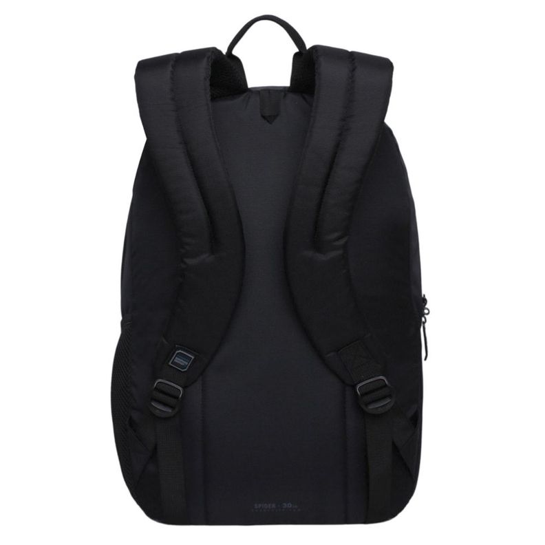 Mochila Notebook Spider Melange Reverse Gris Oscuro Head-4