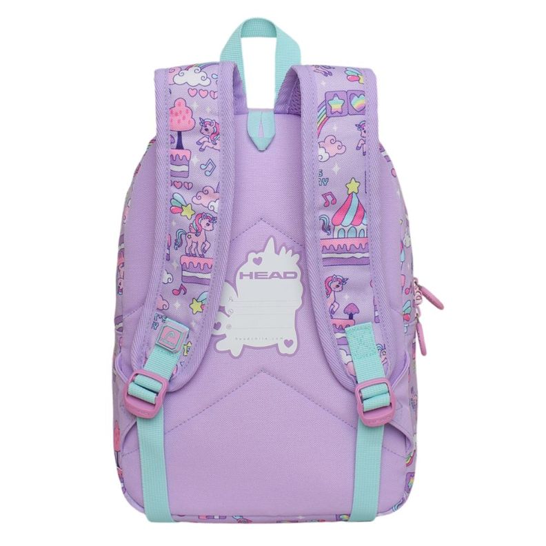 Mochila Infantil Niña Pop Unicornio Lila Head-4
