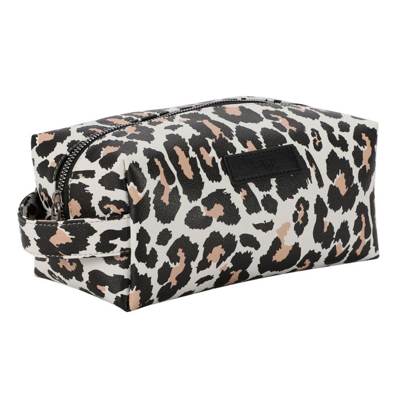 Neceser Grande Bernardita Leopardo Beige Calu-0