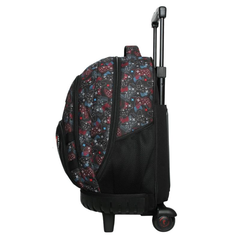 Mochila Infantil Carro New Kodiac Future Gamer Negro Head-4