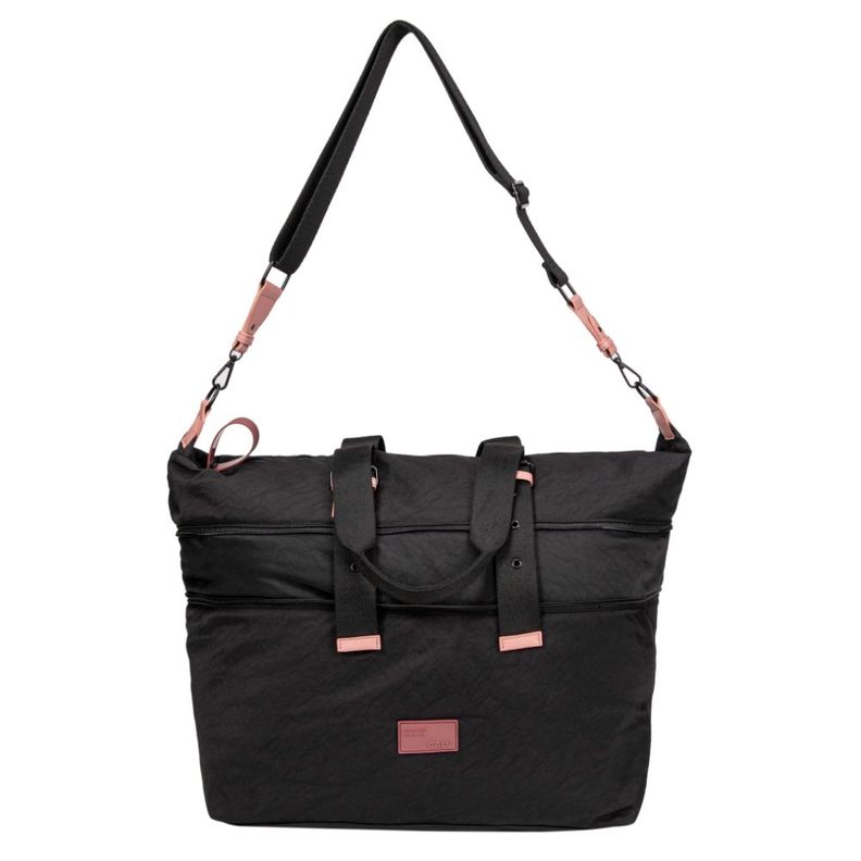Bolso Cartera Expandible Montana Negro Calu-3
