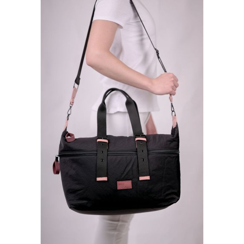 Bolso Cartera Expandible Montana Negro Calu-7