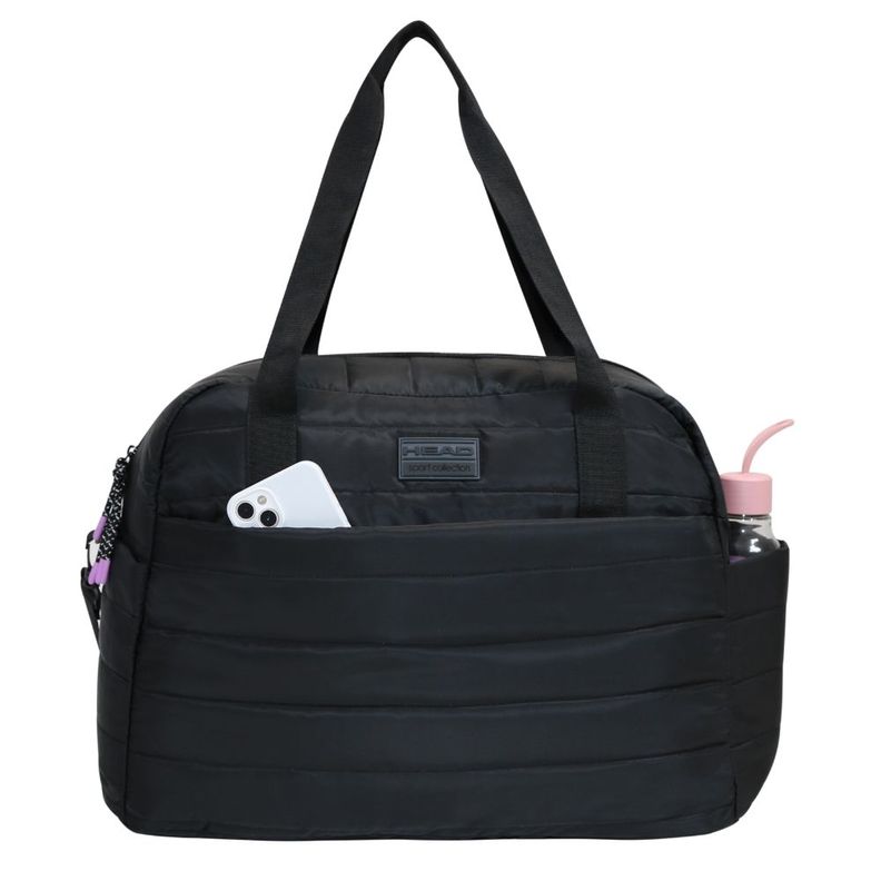 Bolso Mujer Big Buda Microfibra 53 Lts Negro Head-3
