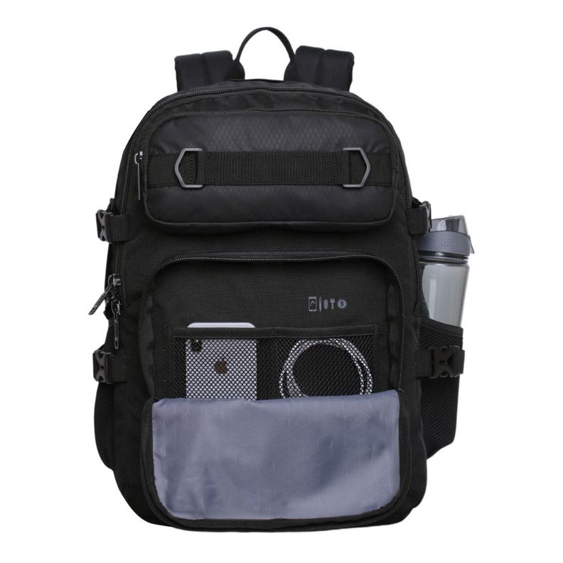 Mochila Ejecutivas Hombre Logan Reverse Negro Head-3