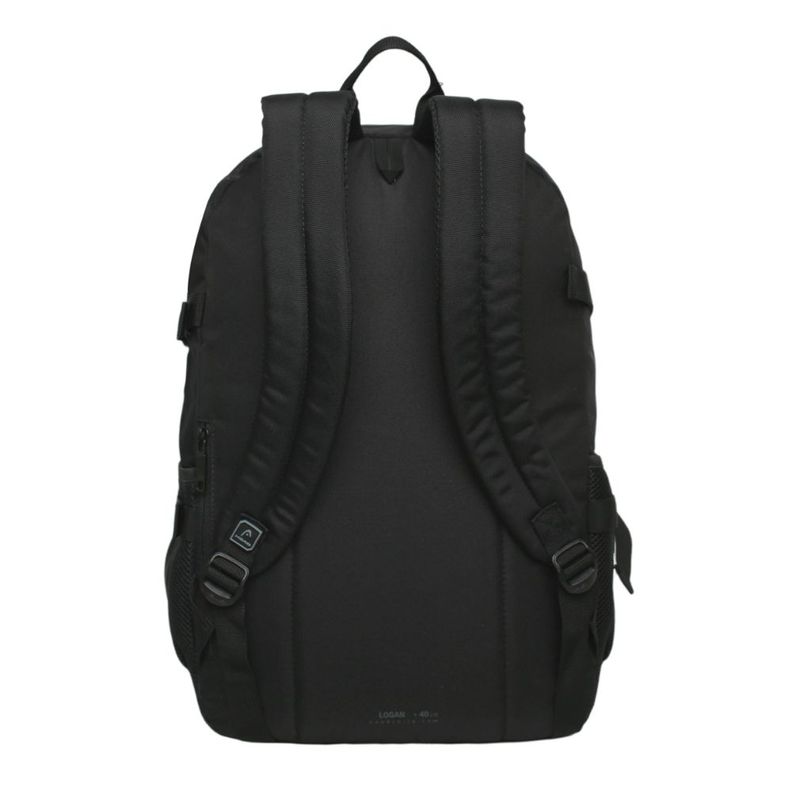 Mochila Ejecutivas Hombre Logan Reverse Negro Head-5