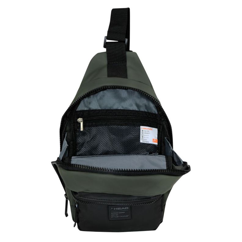 Mochila Crossbody Judo Reverse Verde Head-2