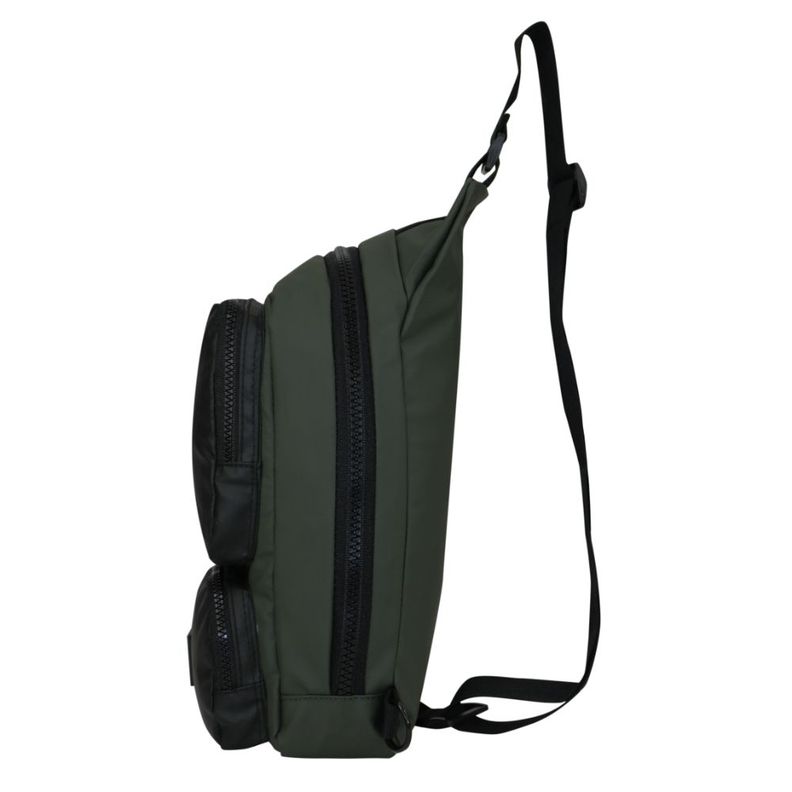 Mochila Crossbody Judo Reverse Verde Head-4