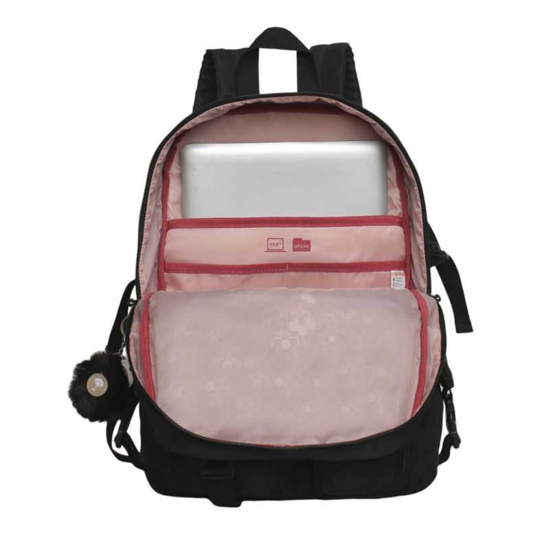 Mochila Mujer Kawaii Fusion Glitter Negro Head-2