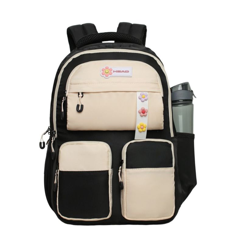 Mochila Kawaii Mujer Twist Block Negro Head-1