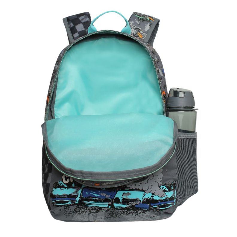 Mochila Infantil Niño Balloon Monster Truck Gris Head-2