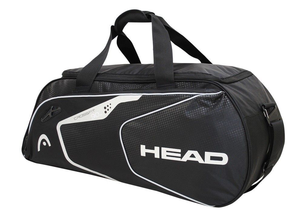 Bolso Deportivo Crossfit 90 M Negro Plata Head-0