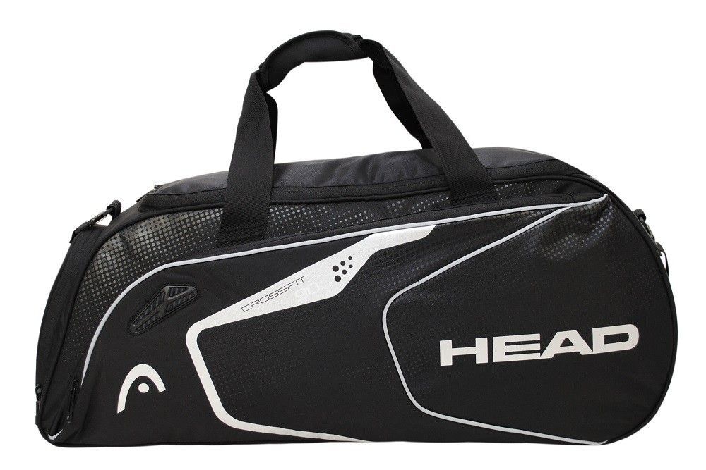Bolso Deportivo Crossfit 90 M Negro Plata Head-1