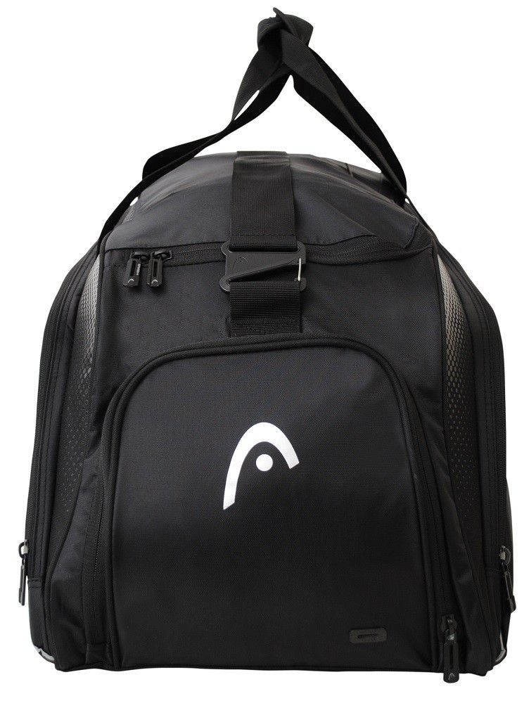 Bolso Deportivo Crossfit 90 M Negro Plata Head-2