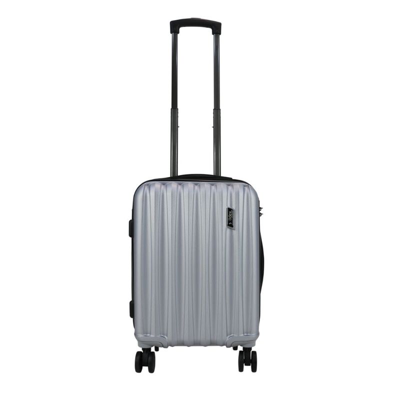 Maleta Cabina Brasilia S 8 Ruedas Plata Head-1
