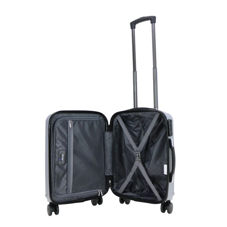 Maleta Cabina Brasilia S 8 Ruedas Plata Head-2