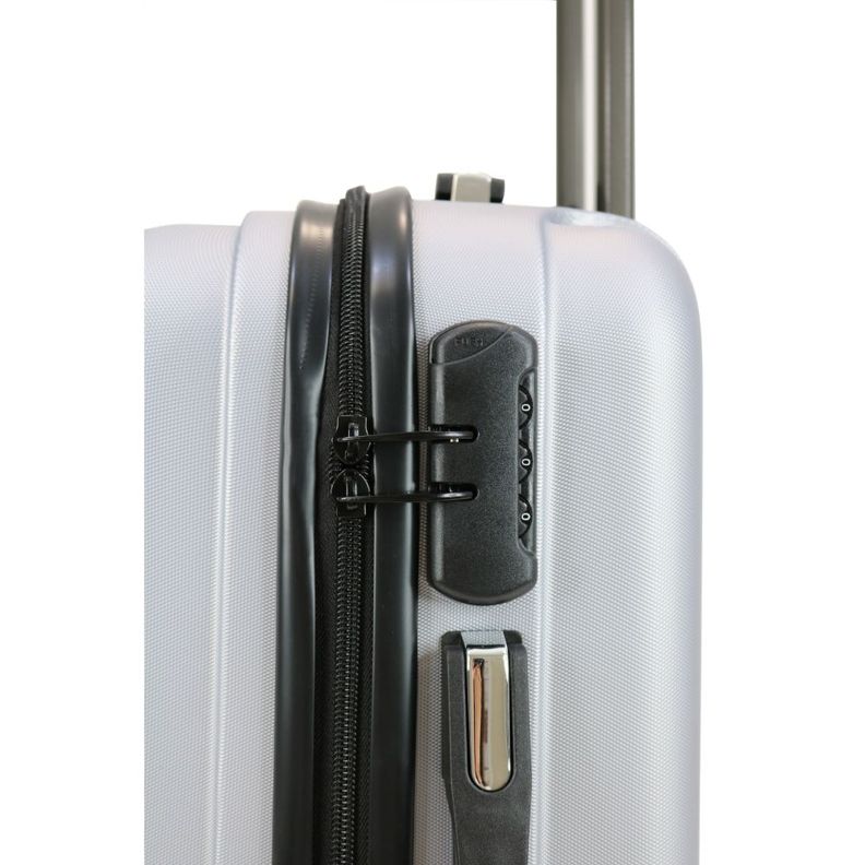 Maleta Cabina Brasilia S 8 Ruedas Plata Head-6