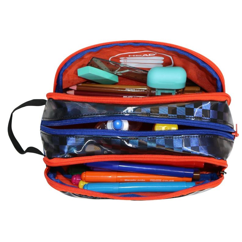 Estuche Infantil Hombre Atos Racing Azul Head-3