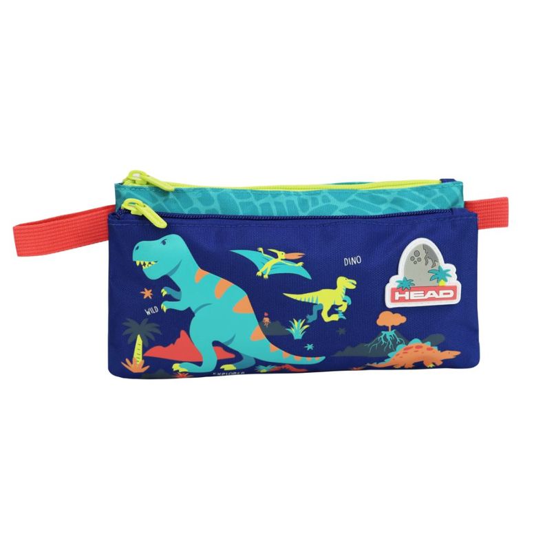 Estuche Infantil Triple Celerio Mix Dinos Azul Head-1