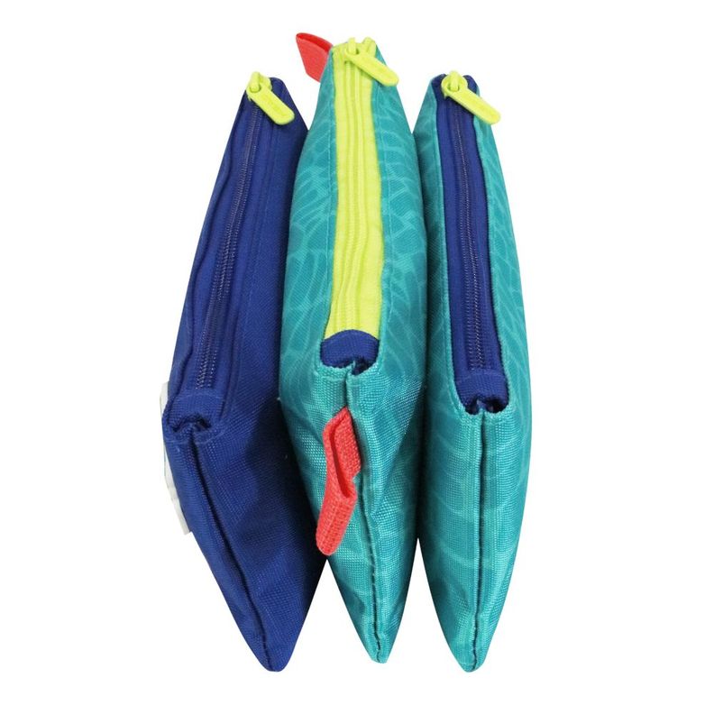 Estuche Infantil Triple Celerio Mix Dinos Azul Head-2