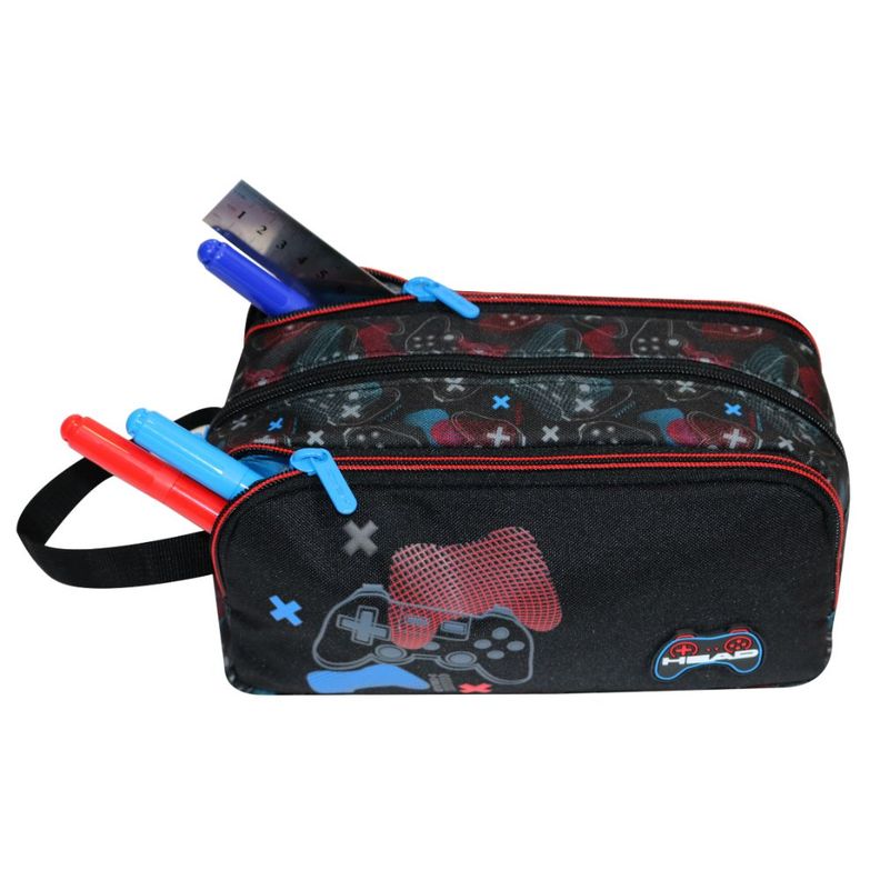Estuche Infantil Hombre Atos Future Gamer Negro Head-2
