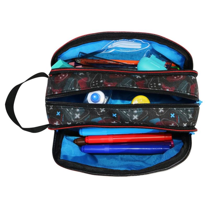 Estuche Infantil Hombre Atos Future Gamer Negro Head-3