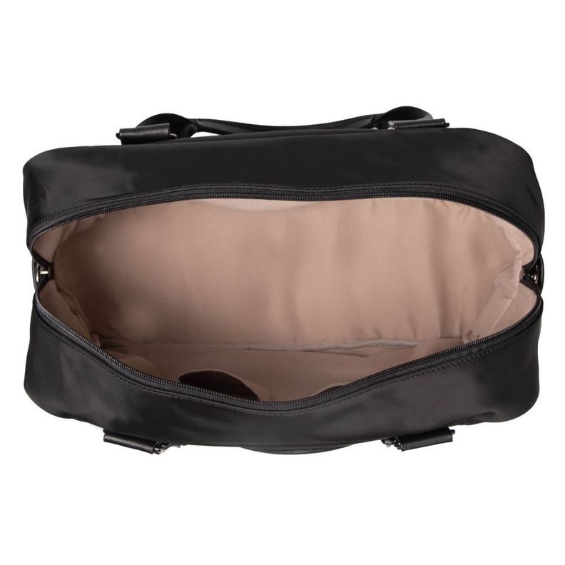 Bolso Cartera Ursula Microfibra Negro Calu-3