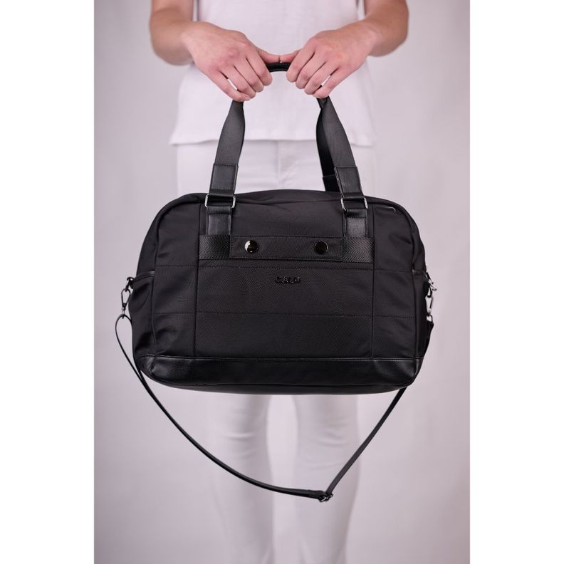 Bolso Cartera Ursula Microfibra Negro Calu-6