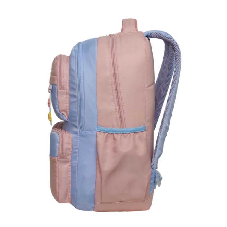 Mochila Kawaii Mujer Twist Block Celeste Head-6