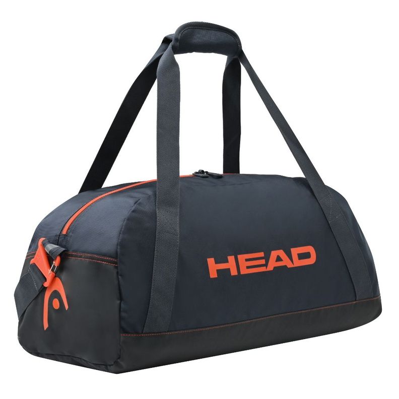 Bolso Deportivo Básico Musso Gris Naranjo Head-0