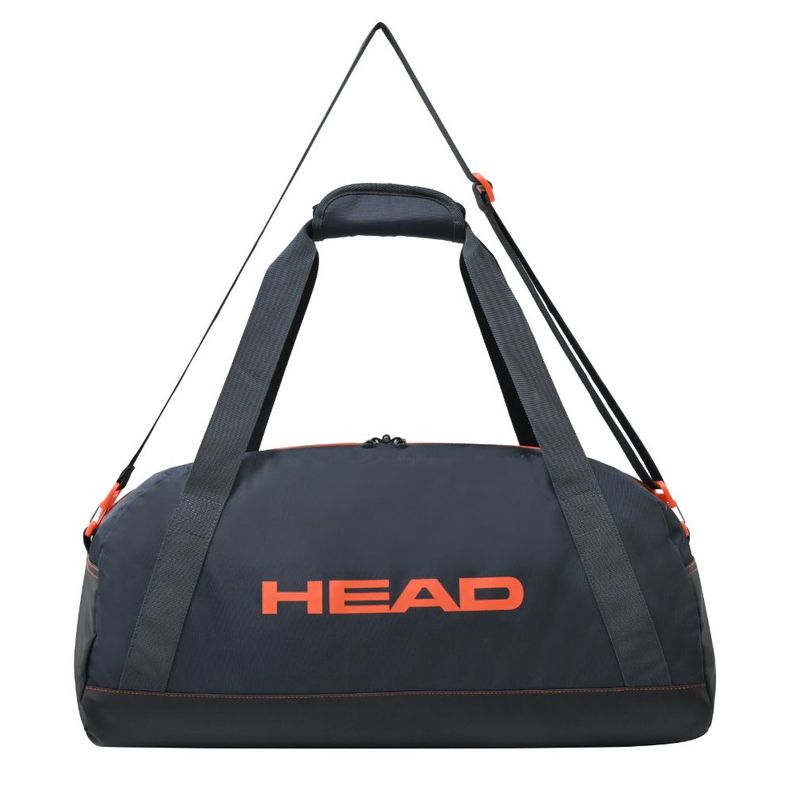 Bolso Deportivo Básico Musso Gris Naranjo Head-4