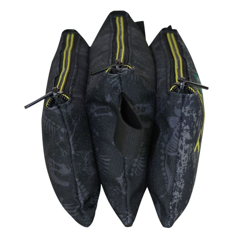 Estuche Escolar Celerio Dino 3D Negro Head-3