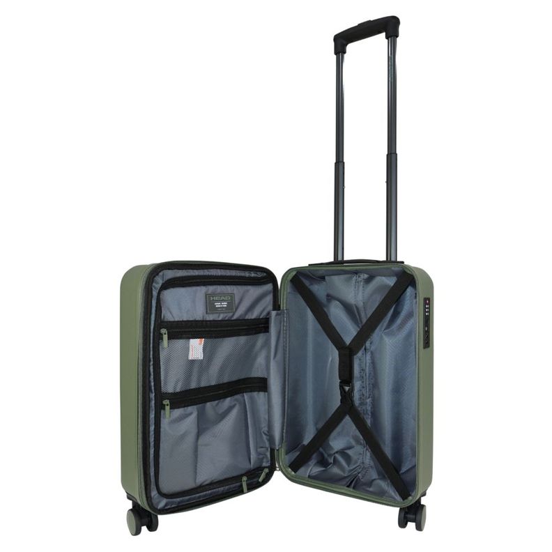 Maleta Cabina Toronto S Expandible TSA Verde Olivo Head-2