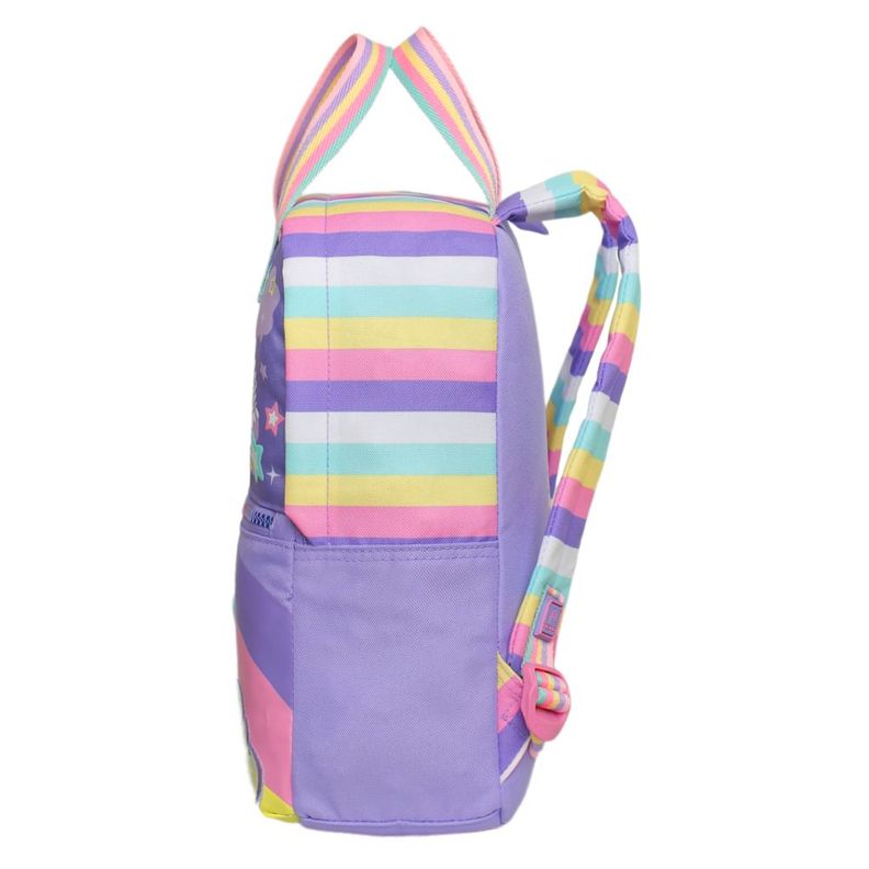 Mochila Infantil Niña Pepa Cat Rainbow Lila Head-3