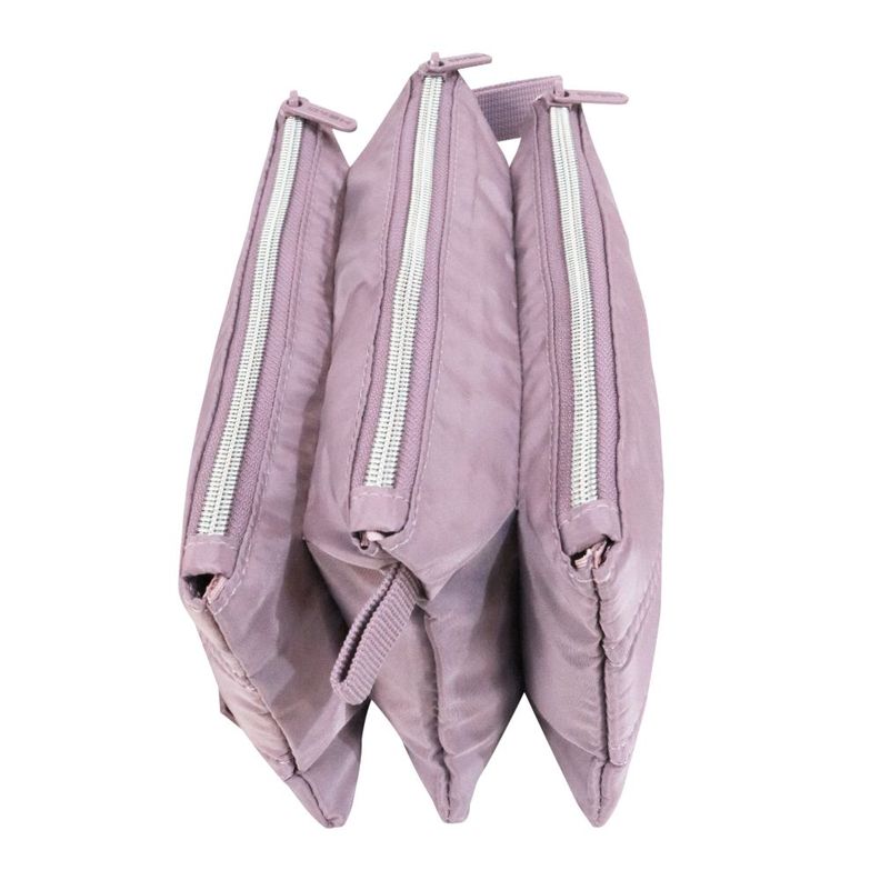 Estuche Triple Celerio Quilt Dusty Morado Head-2