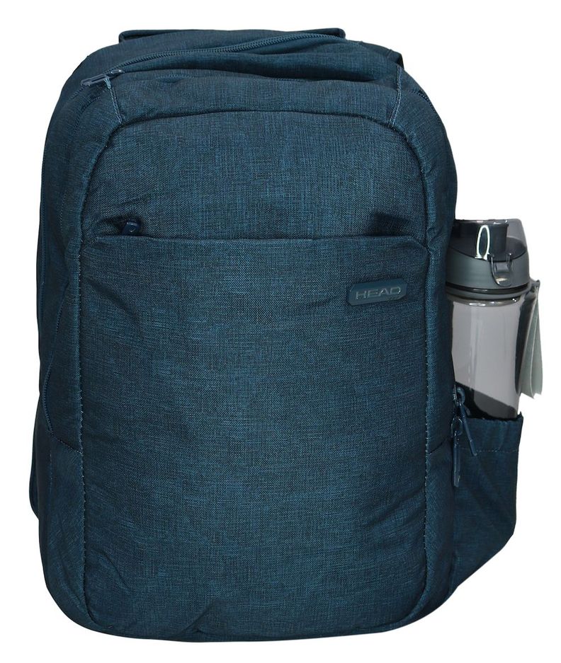 Mochila Porta Laptop Pronet M Azul Piedra Head-2