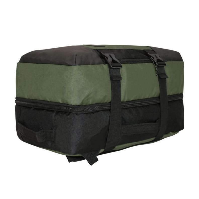 Bolso Mochila Viaje Maverick Verde Militar Head-2