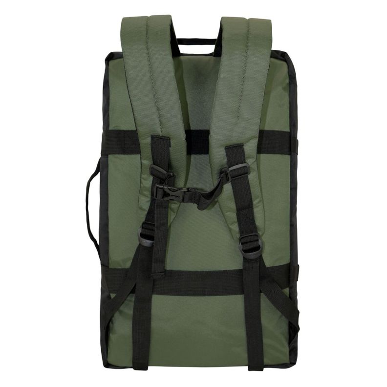 Bolso Mochila Viaje Maverick Verde Militar Head-6