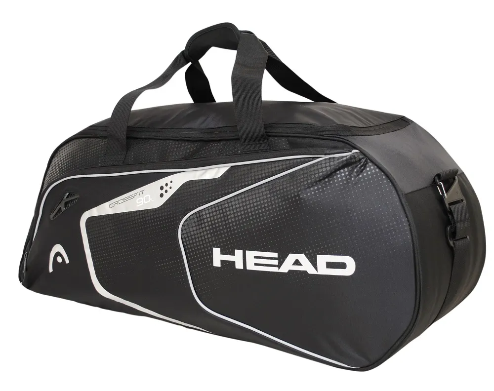 Bolso Deportivo Crossfit 90 L Negro Plata Head-0