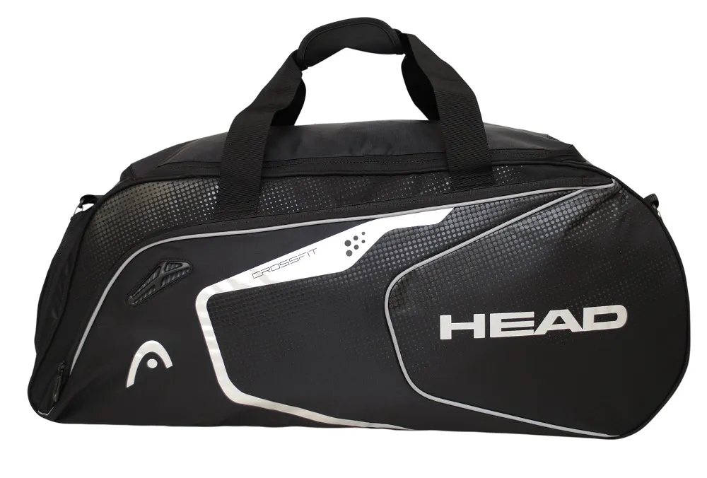 Bolso Deportivo Crossfit 90 L Negro Plata Head-1