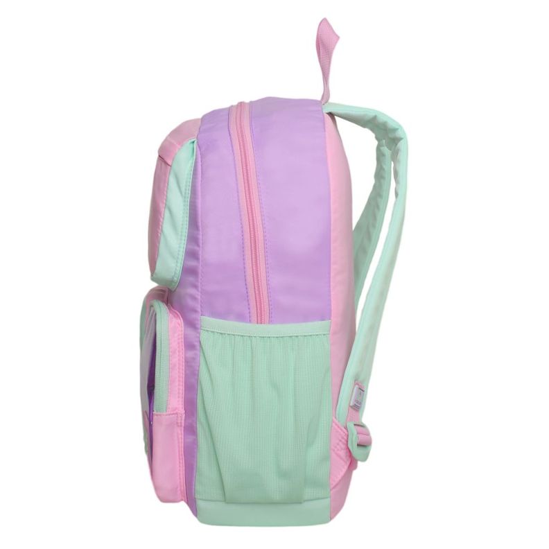 Mochila Infantil Niña Funny Color Block Lila Head-3