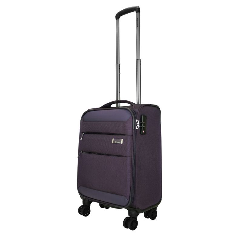 Maleta Cabina Blanda TSA Londres S Morado Head-0