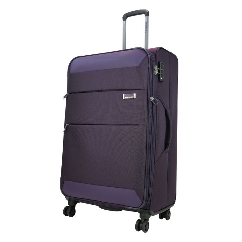 Maleta Blanda Expandible con TSA Londres L Morado Head-0