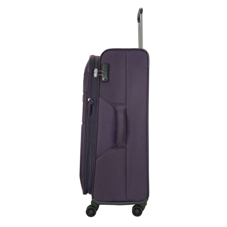 Maleta Blanda Expandible con TSA Londres L Morado Head-7