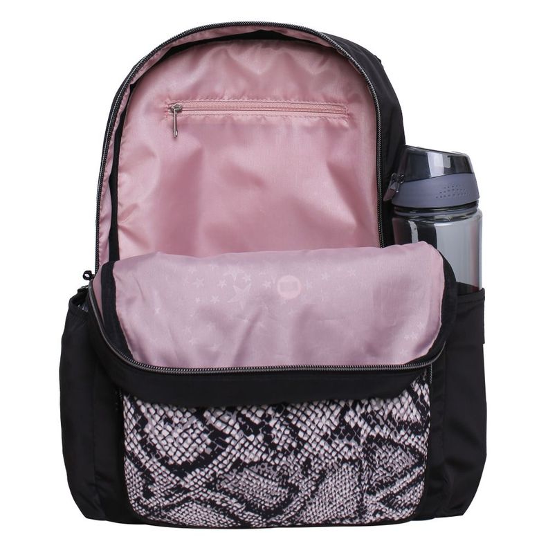 Mochila Mujer Symbol Piton Negro Head-1