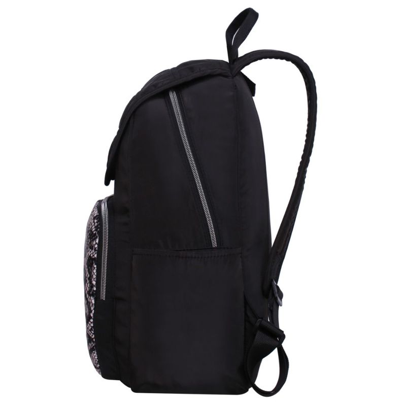 Mochila Mujer Symbol Piton Negro Head-2
