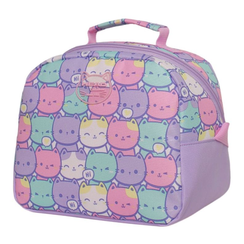 Pack Bakan Escolar Mujer New Gatos Pastel Head-2