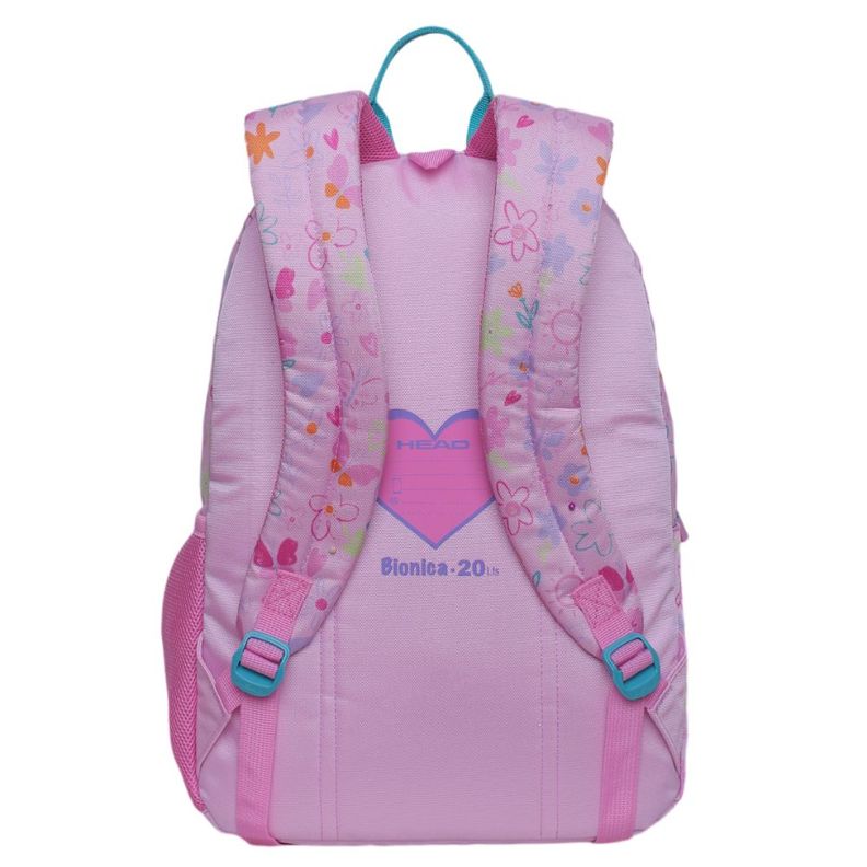 Mochila Escolar Bionica Cat Rainbow Rosado Head-4