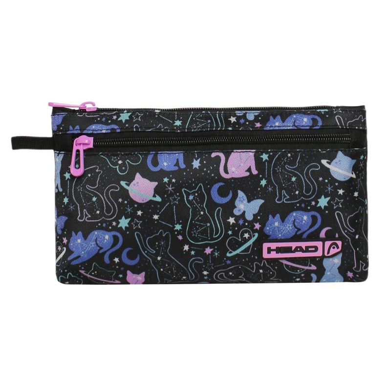 Pack Top Escolar Mujer Space Cat Negro Head-7